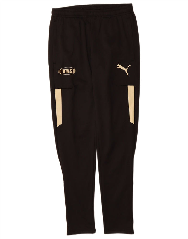 Puma Pantalones De Chándal Gráficos Para Hombre Pequeños Poliéster Color Block Negro