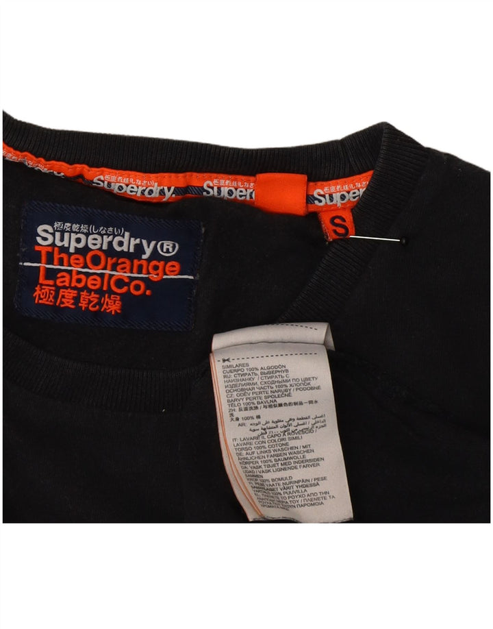 Superdry Camiseta para hombre Top Small Black Cotton