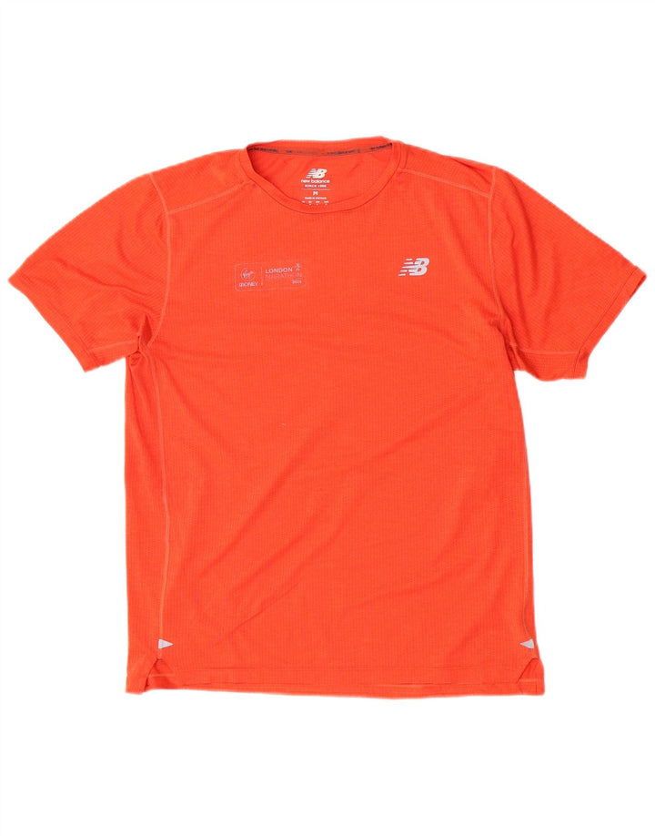 Camiseta New Balance Hombre Top Medium Naranja