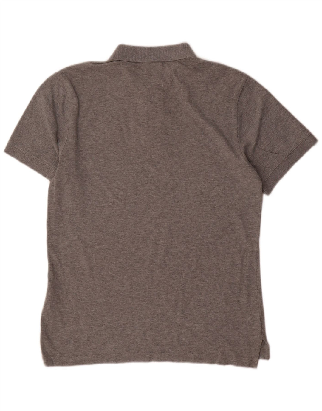 Nike Polo de manga corta para hombre, ajuste regular, talla pequeña, algodón gris