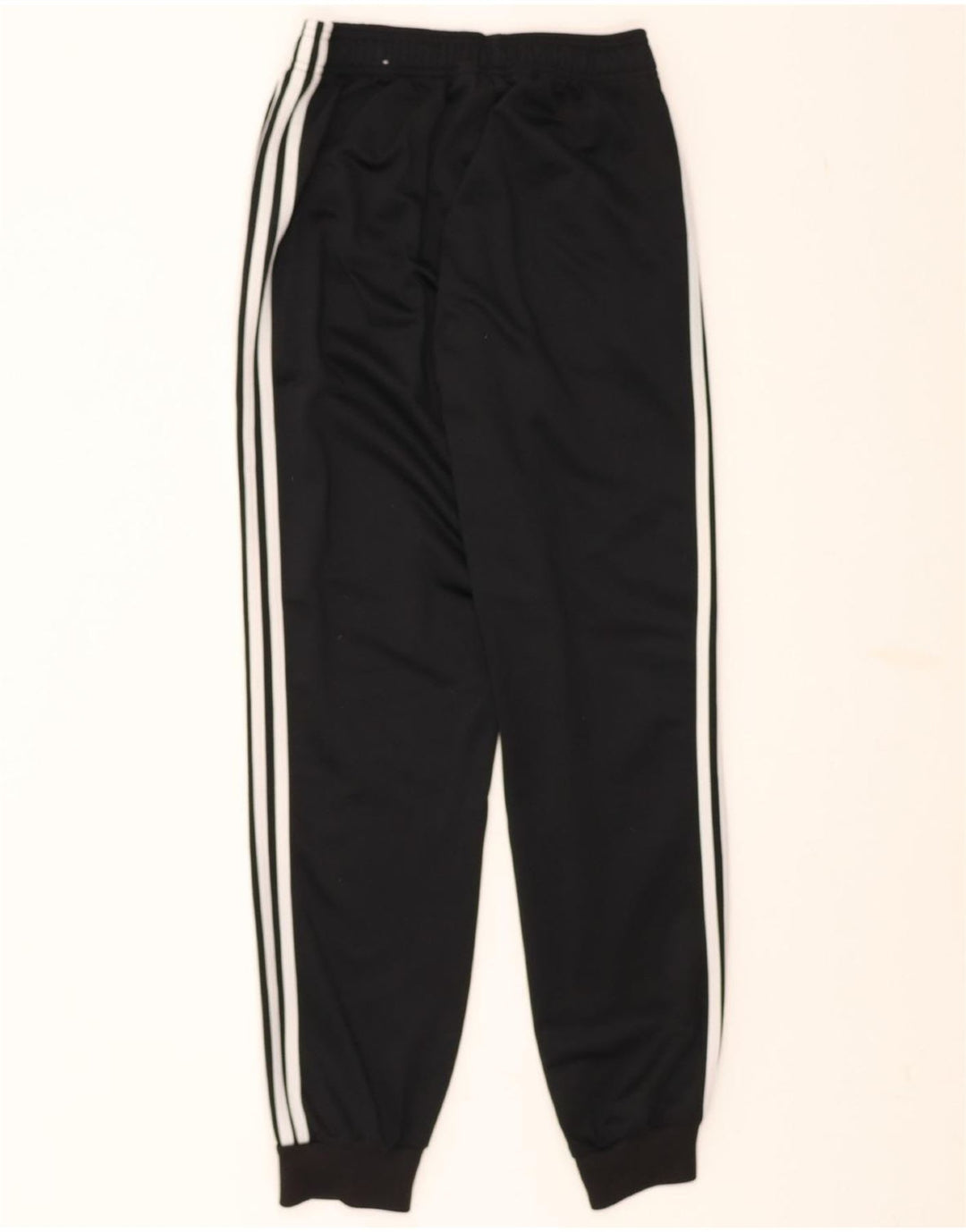 ADIDAS Boys Tracksuit Trousers Joggers 13-14 Years Small Black Polyester Vintage Adidas and Second-Hand Adidas from Messina Hembry 
