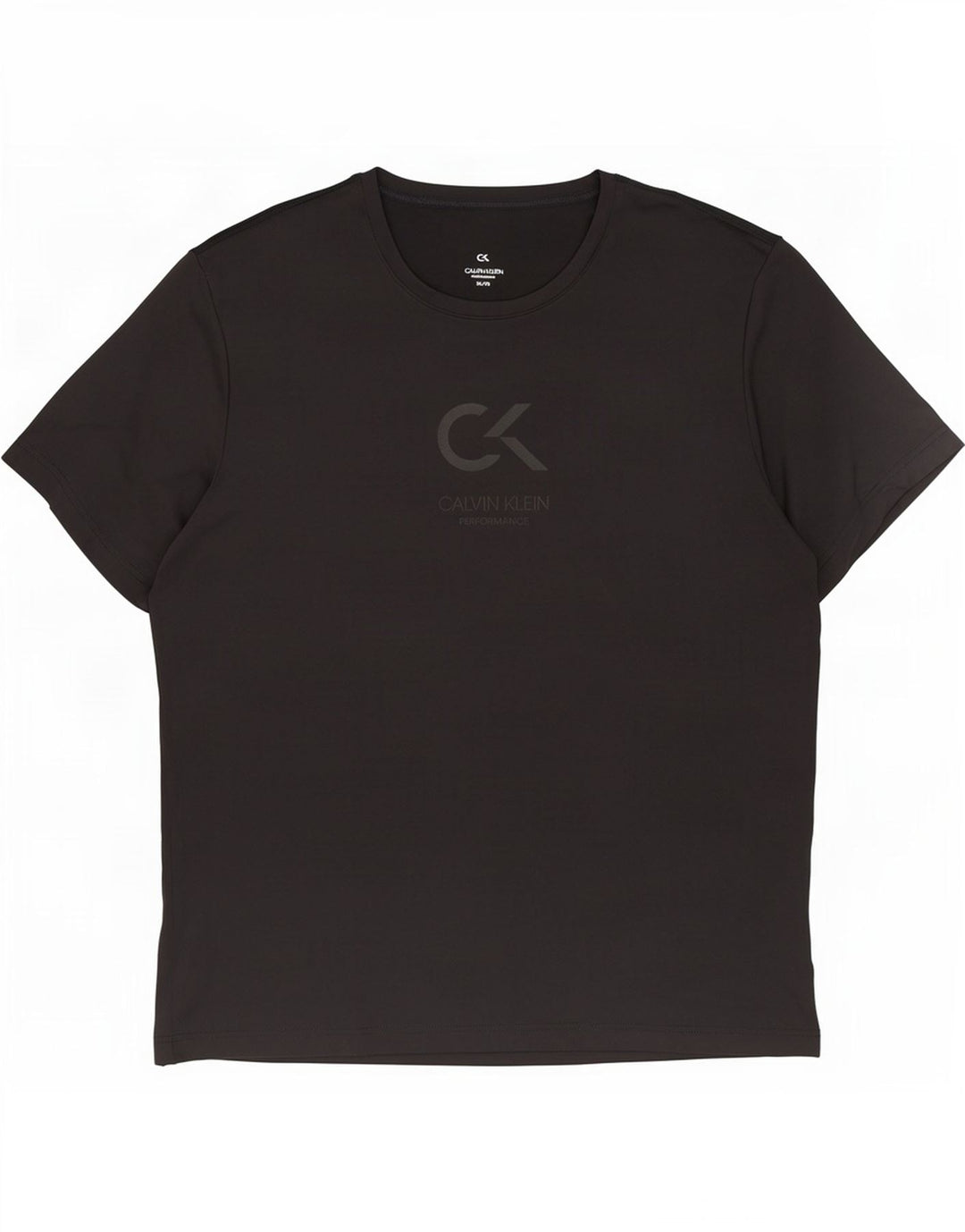 Calvin Klein Camiseta gráfica para hombre Top XL Poliéster negro