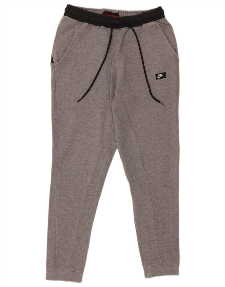 NIKE Hombre Pantalones de Chándal Joggers Small Gris Algodón