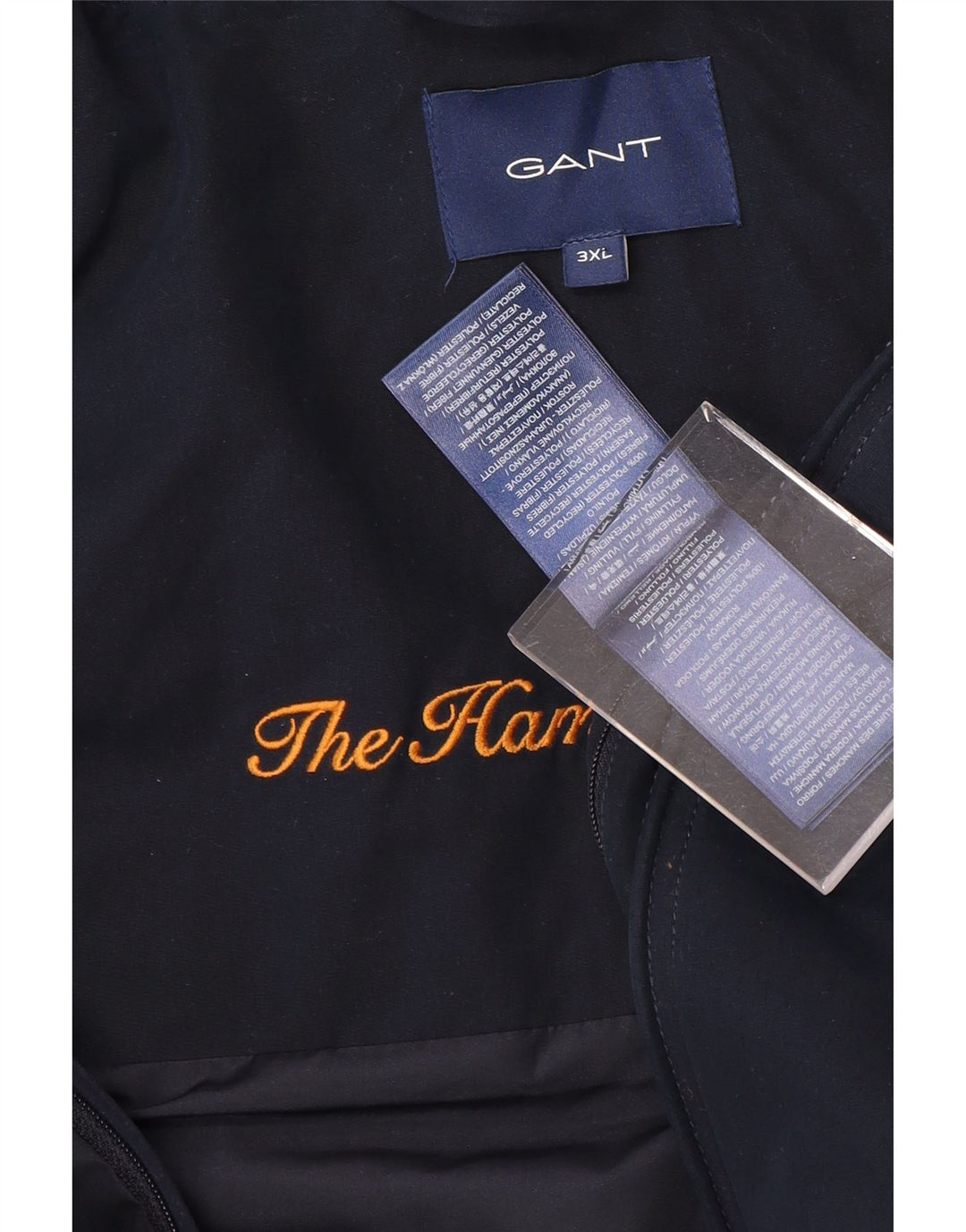 GANT Chaqueta bomber para hombre UK 46 3XL Azul marino Poliéster