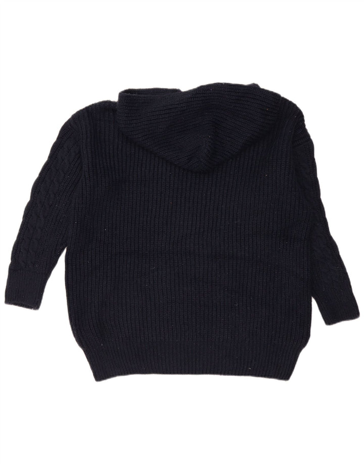 Marks & Spencer Suéter tipo jersey extragrande para mujer UK 14 Medium Azul marino