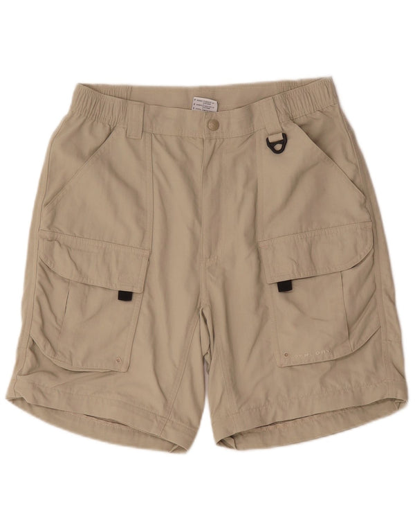 Columbia Omni Dry Cargo Shorts para hombre pequeño W29 nailon beige