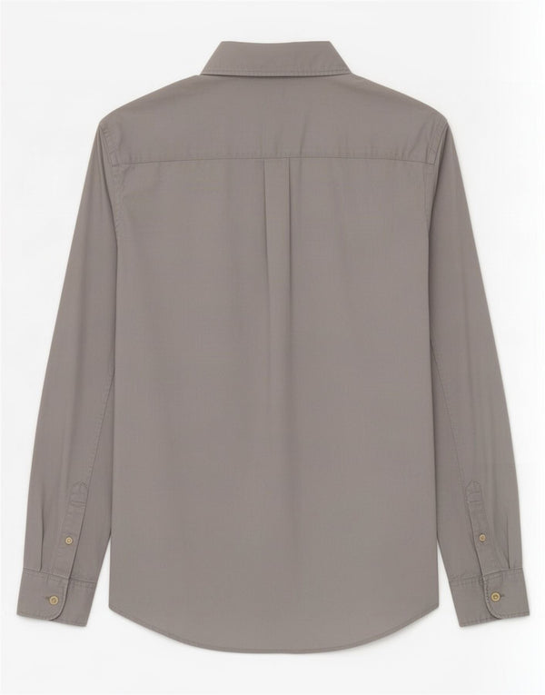 Camisa All Saints Hombre Small Gris Algodón