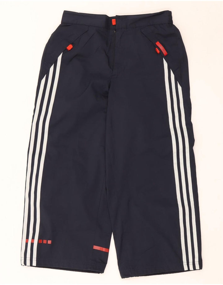 Adidas Hombre Capri Chándal Pantalones Medio Azul Marino Poliéster