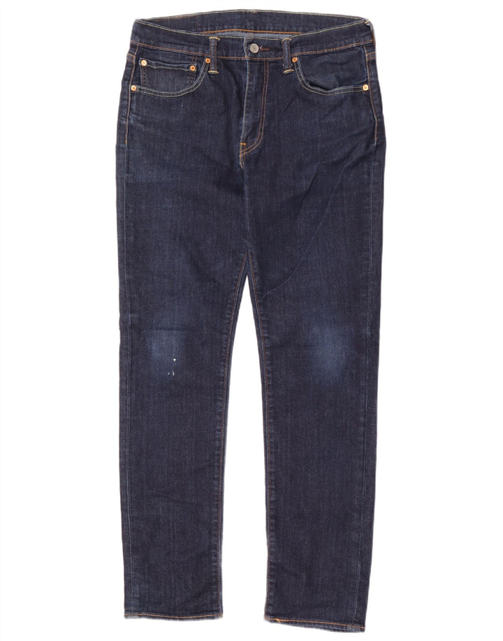 Levi's Hombre 511 Slim Jeans W34 L32 Algodón Azul Marino