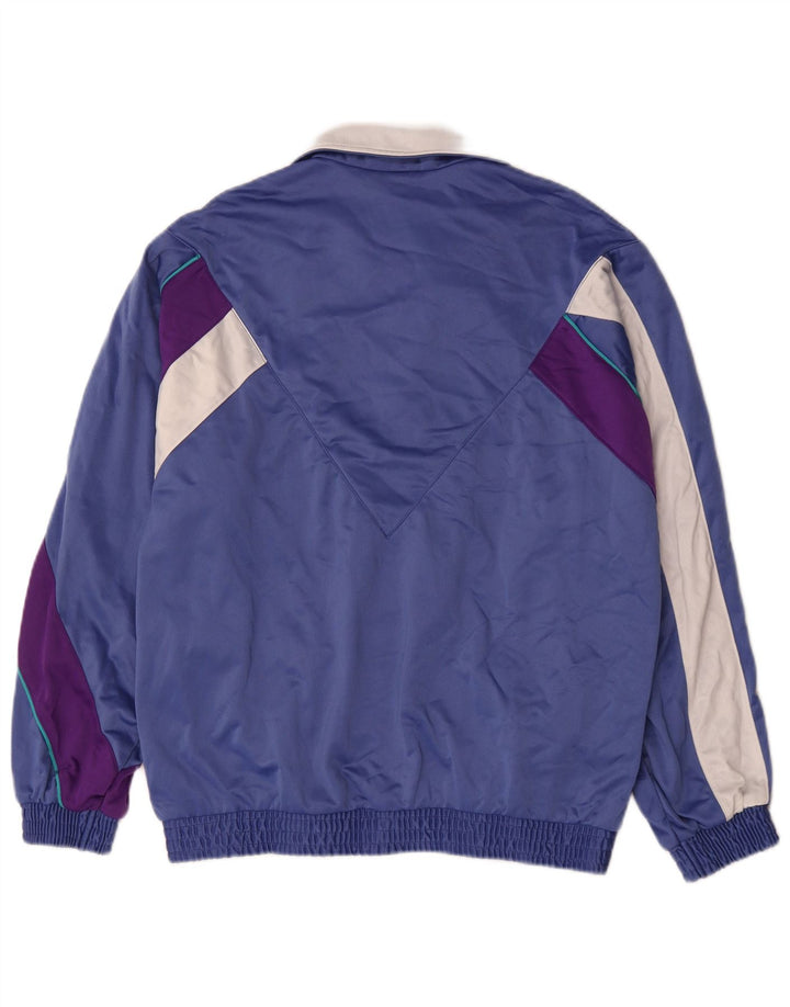 Lotto Hombre Chándal Top Chaqueta Grande Azul Colorblock Poliéster