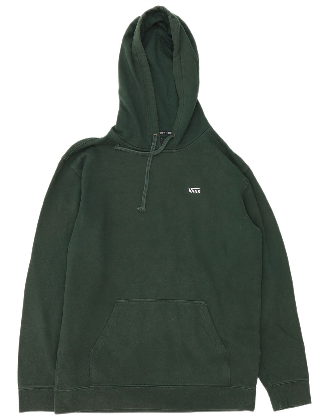 Vans Hombre Sudadera Con Capucha Jumper Large Verde Algodón