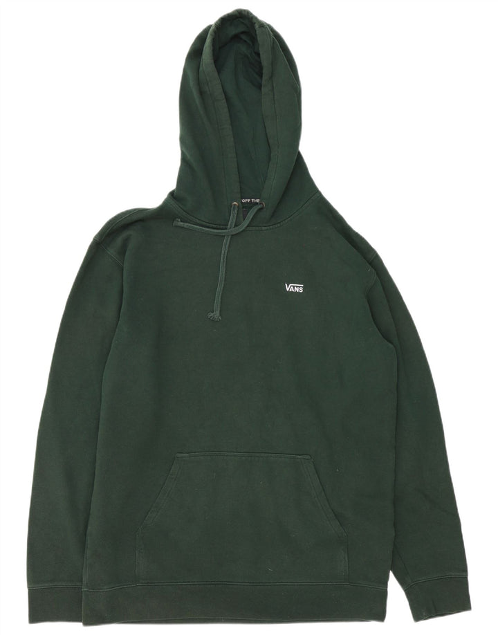 Vans Hombre Sudadera Con Capucha Jumper Large Verde Algodón