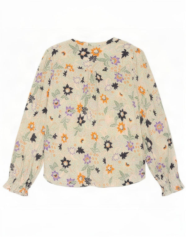 Marks & Spencer Blusa de manga larga para mujer UK 40 Small Multicolor