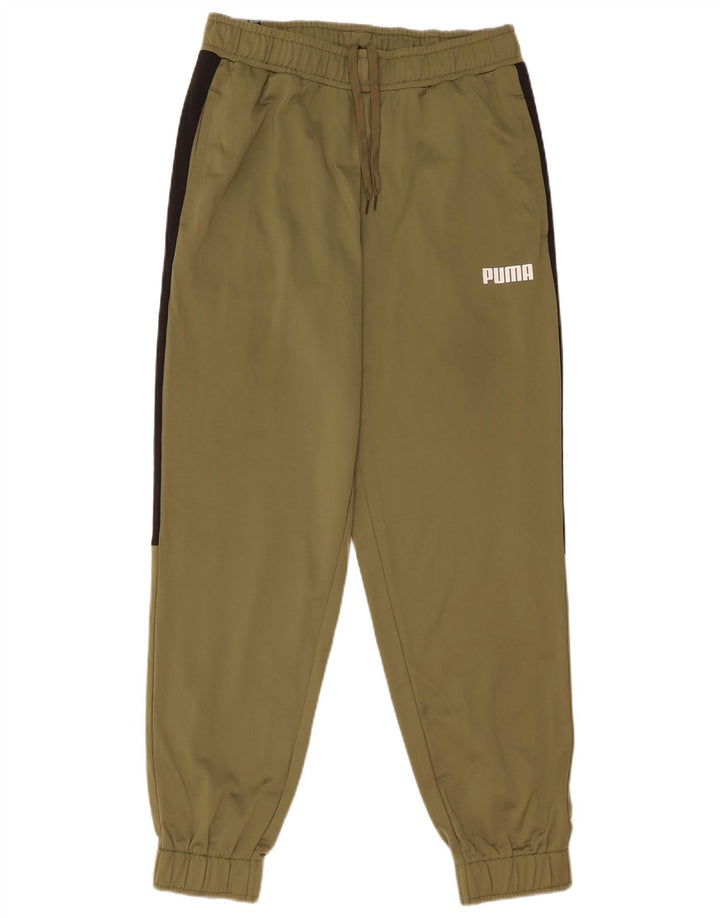 Puma Pantalones De Chándal Joggers Large Caqui Colorblock Poliéster Hombre