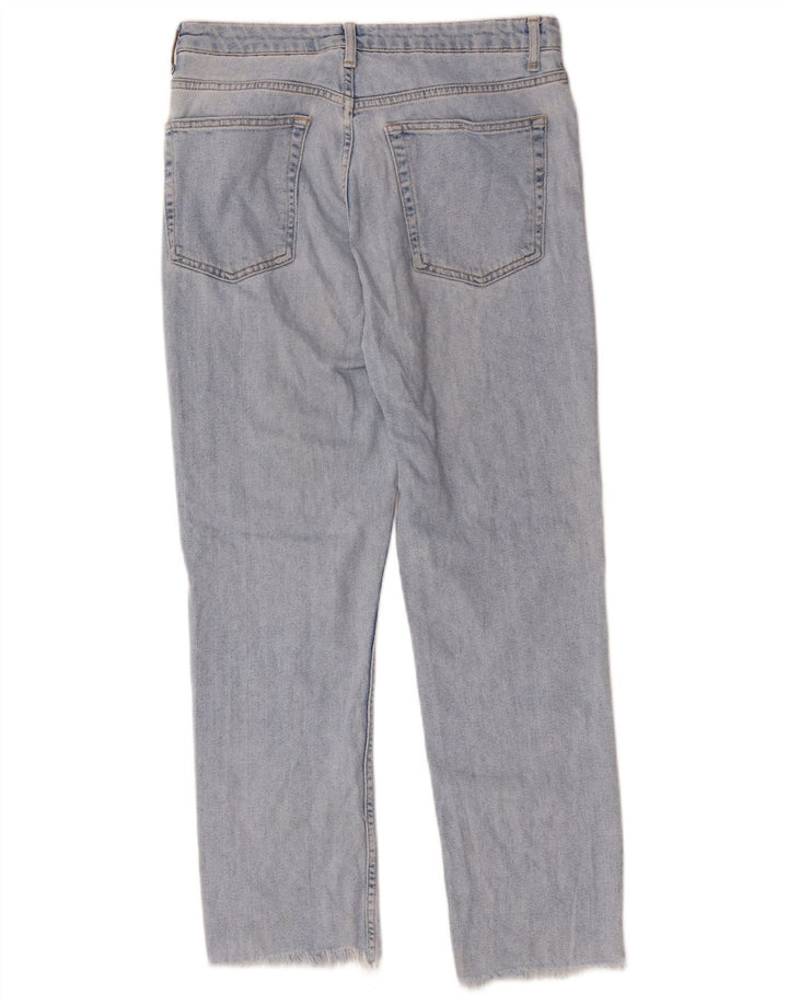 Vaqueros Rectos Mujer Topshop W32 L27 Algodón Azul