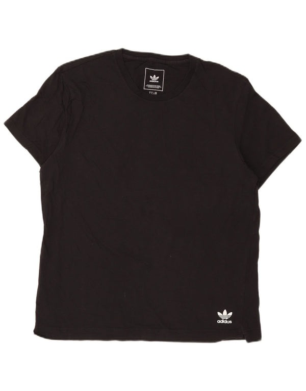 Camiseta Adidas Hombre Top Medium Negro Algodón