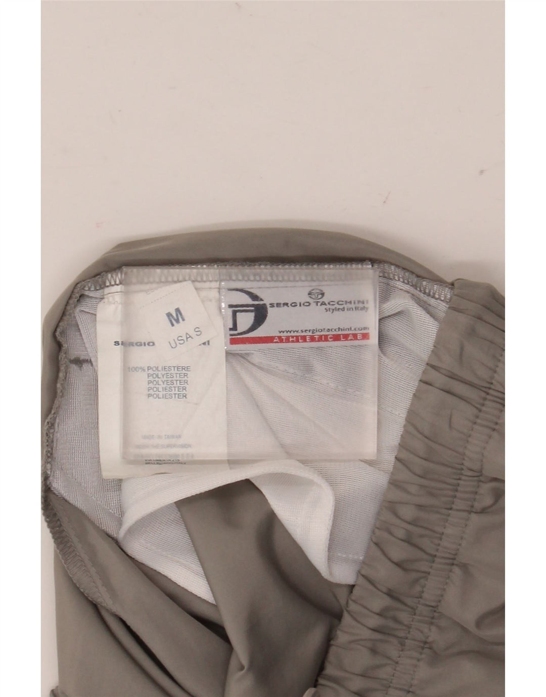 Sergio Tacchini Pantalón Chándal Capri Hombre Poliéster Gris Medio