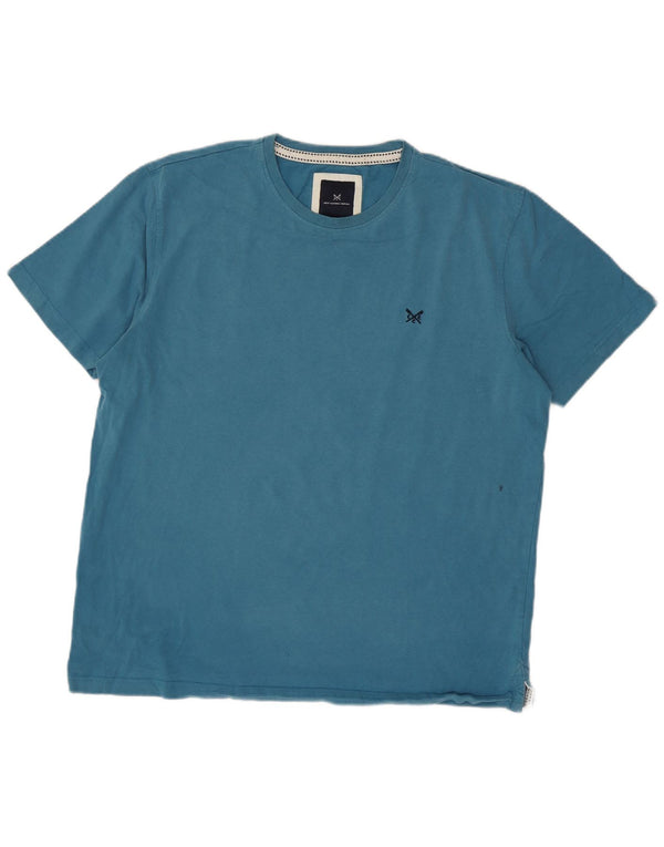 Crew Clothing Camiseta para hombre Top XL Algodón azul