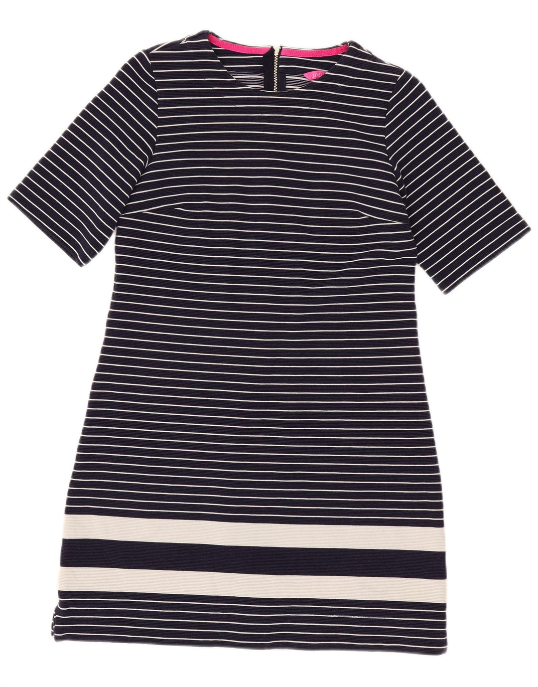 Joules Vestido básico para mujer UK 40 Mediano Azul marino Rayas Náutico