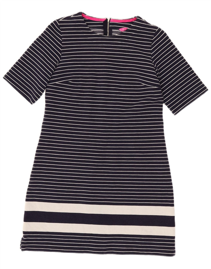 Joules Vestido básico para mujer UK 40 Mediano Azul marino Rayas Náutico