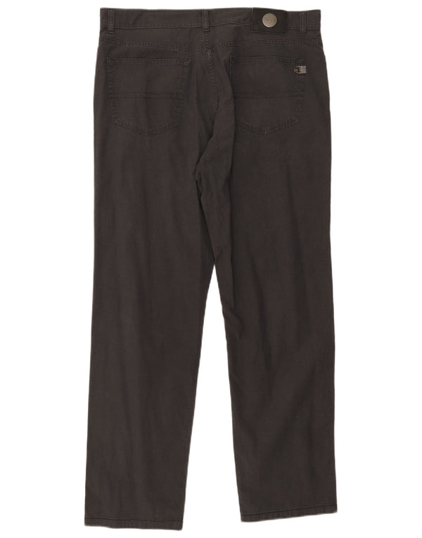 Pantalones Casuales Recto Hombre Trussardi W38 L31 Algodón Gris