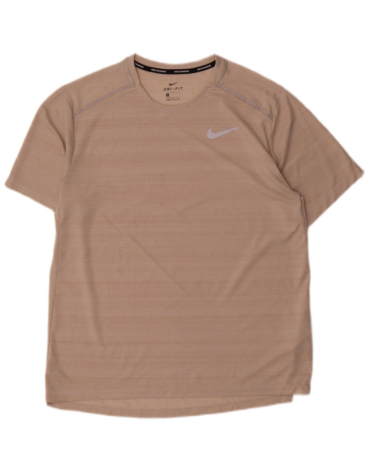 Camiseta Nike Dri Fit para hombre Top grande de poliéster con rayas rosadas