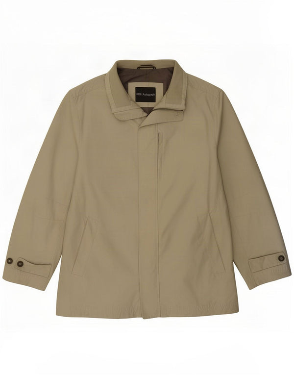 Marks & Spencer Chaqueta Bomber para Hombre Reino Unido 40 Grande Caqui Algodón