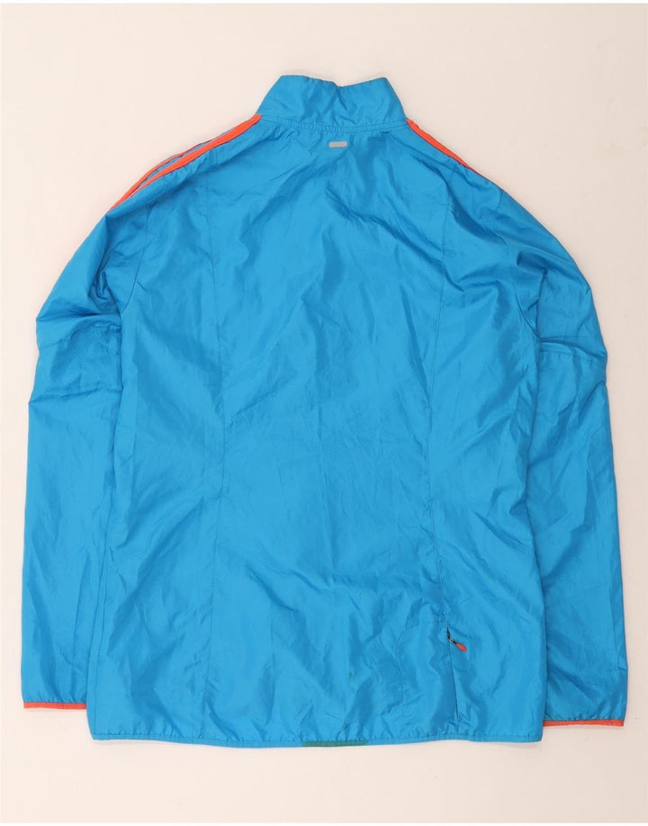 ADIDAS Mujer Response Chándal Top Chaqueta UK 16/18 Grande Azul Poliéster