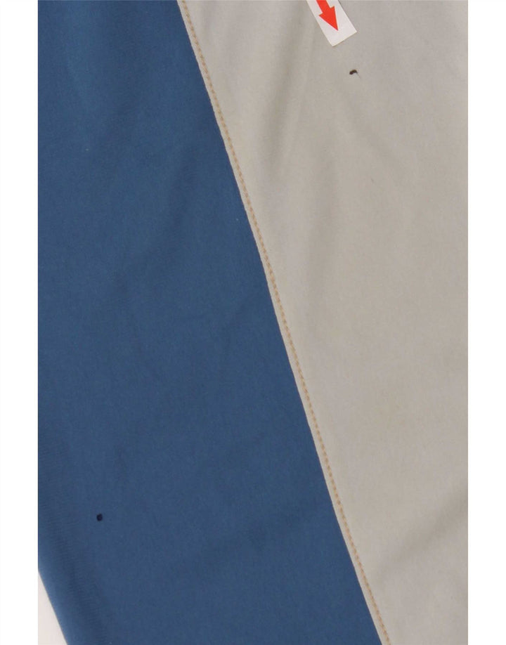 Fila Chaqueta superior de chándal para hombre IT 46/48 Poliéster color block azul pequeño