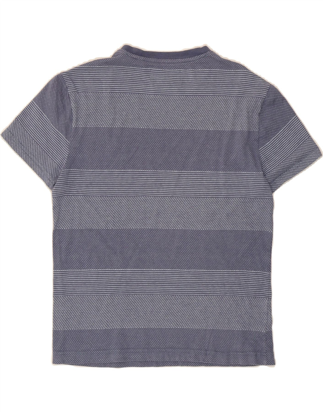 PENGUIN Mens T-Shirt Top Small Blue Striped Vintage Penguin and Second-Hand Penguin from Messina Hembry 