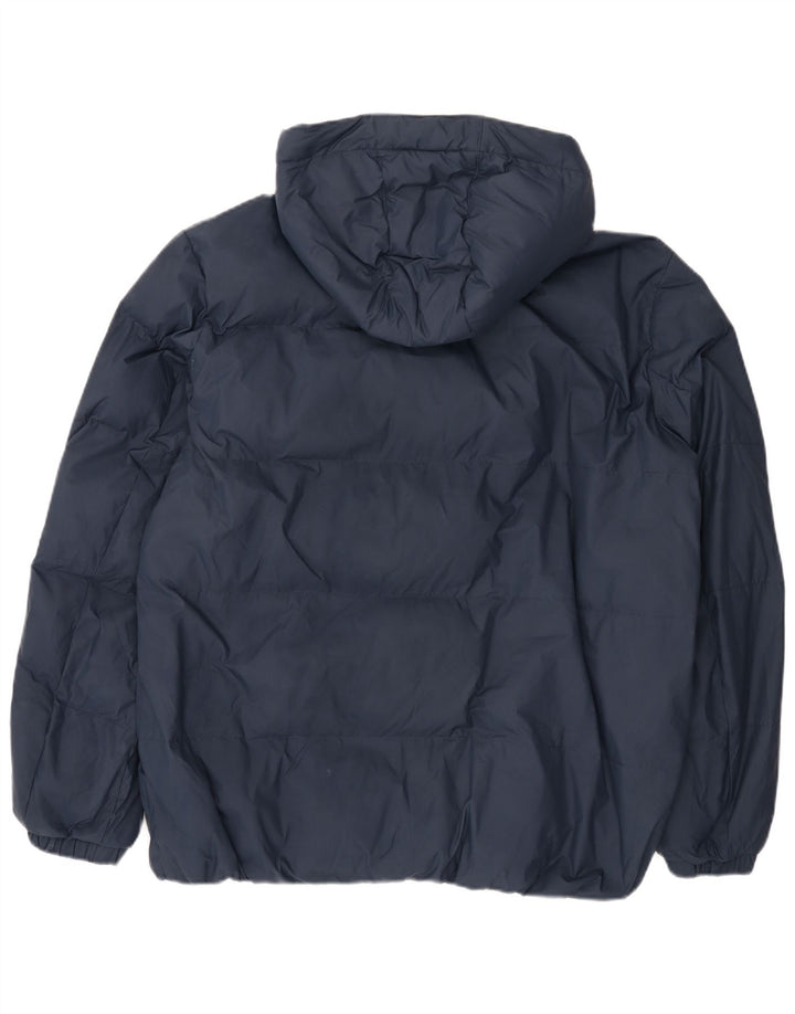 Tommy Hilfiger Chaqueta acolchada con capucha para hombre UK 46 2XL Poliéster azul marino
