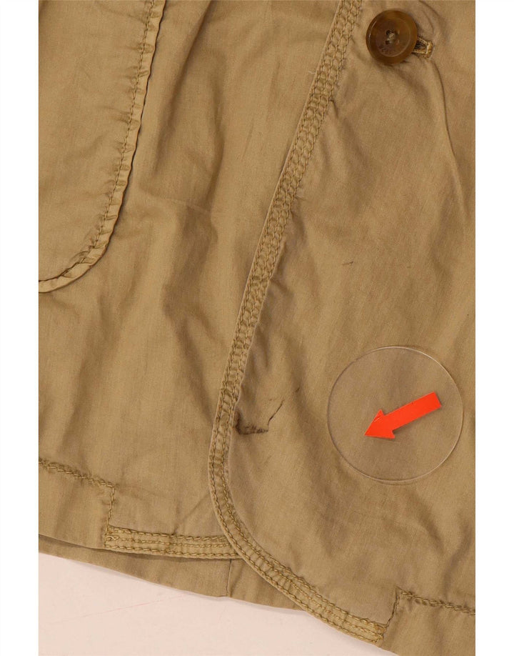 Chaqueta tipo blazer cerrada con 2 botones para hombre IT 48 Algodón beige medio