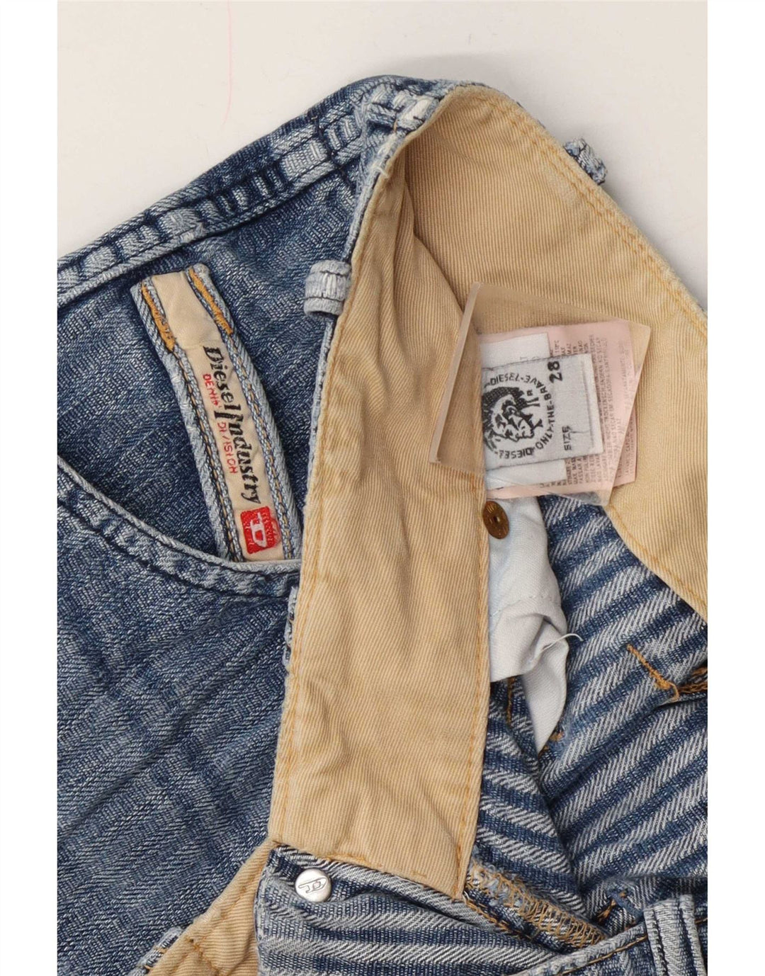 Vaqueros Bootcut Mujer Diesel W28 L34 Algodón Azul