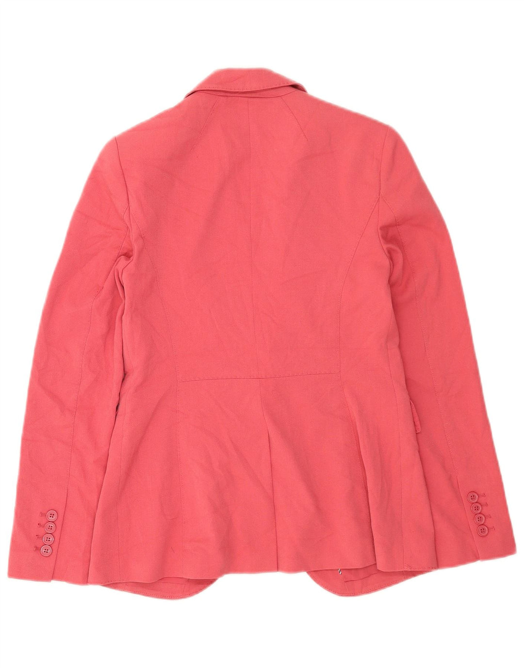 Marks & Spencer Chaqueta tipo blazer con 1 botón para mujer UK 8 Small Poliéster rosa