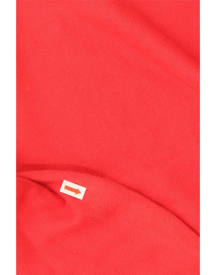 Jersey Hombre Trussardi Jeans Cuello De Pico Algodón Rojo Medio