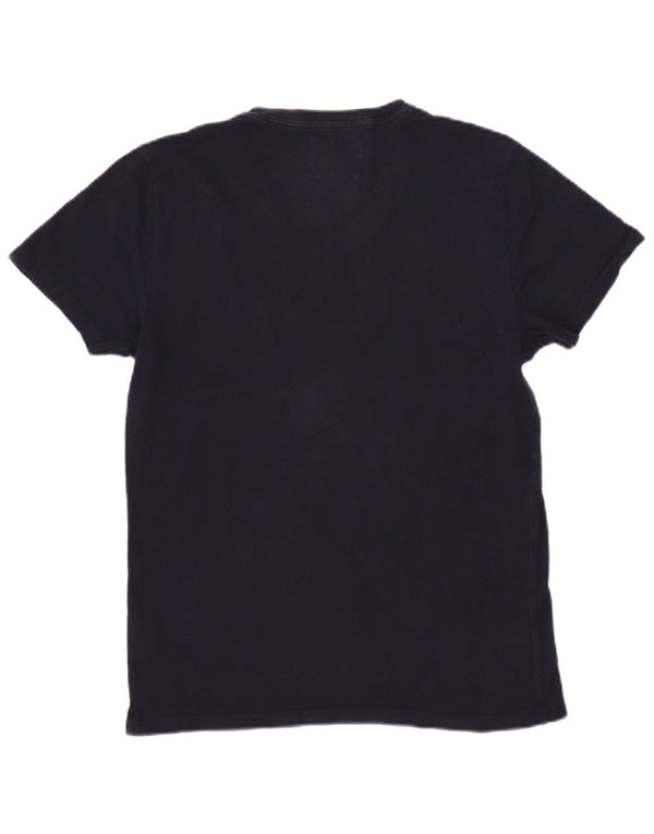 Camiseta Superdry Hombre Top Medium Azul Marino Algodón