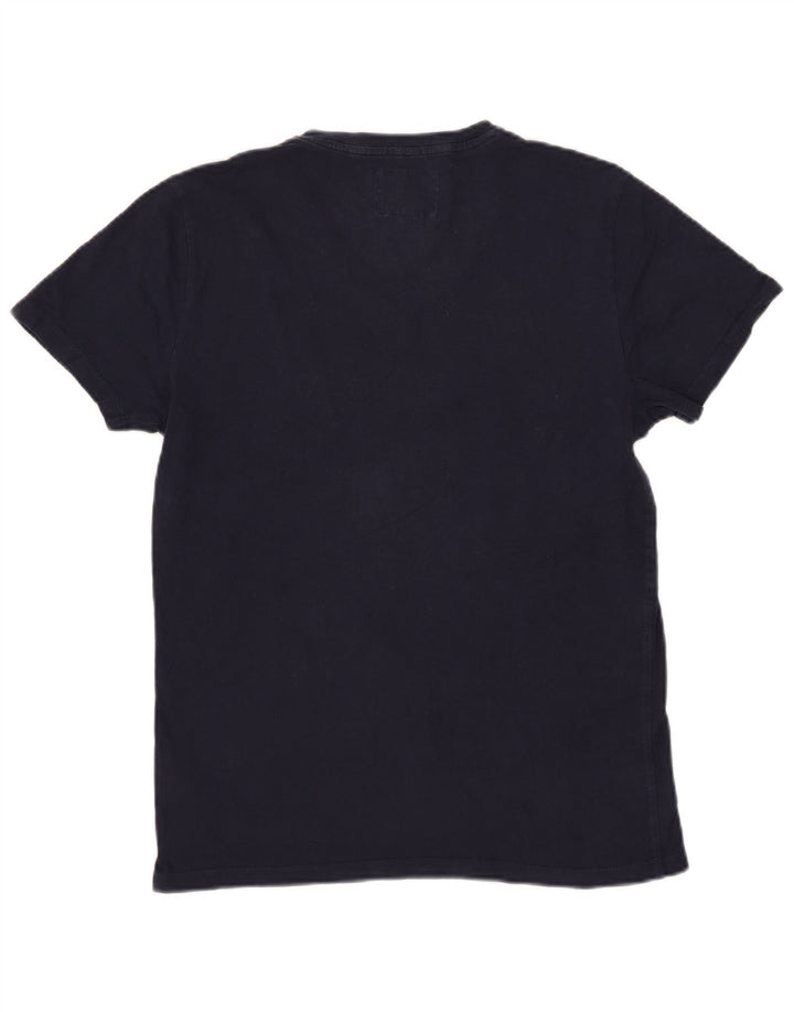 Camiseta Superdry Hombre Top Medium Azul Marino Algodón