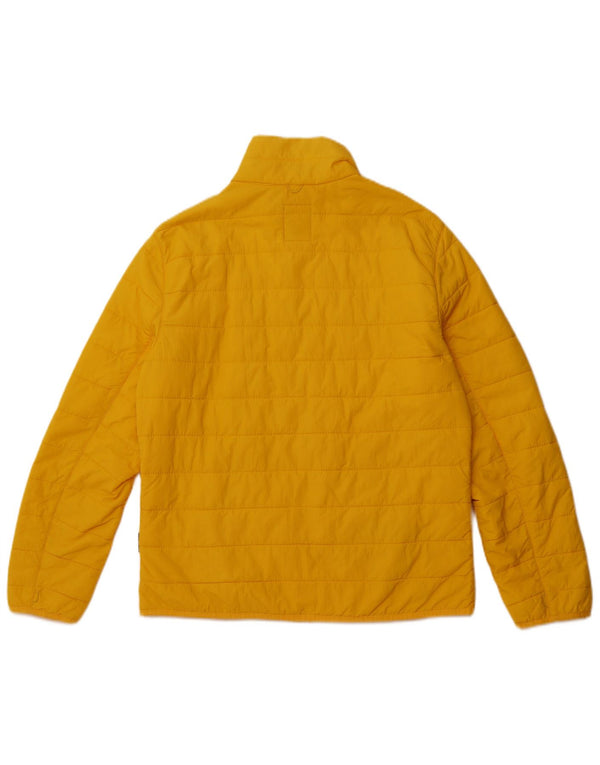TIMBERLAND Chaqueta acolchada para hombre UK 38 Medium Yellow Nylon