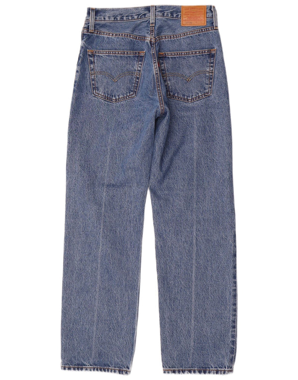 Levi's Mujer 501 Vaqueros Rectos W26 L30 Algodón Azul 90s