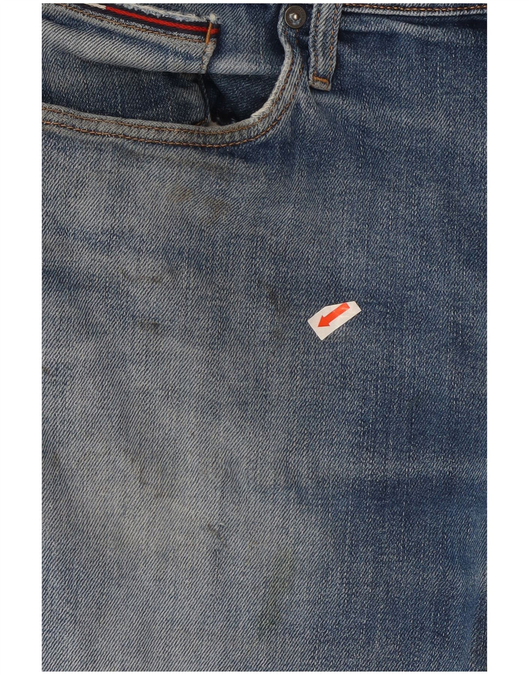 Tommy Hilfiger Vaqueros rectos para hombre W36 L34 Algodón azul