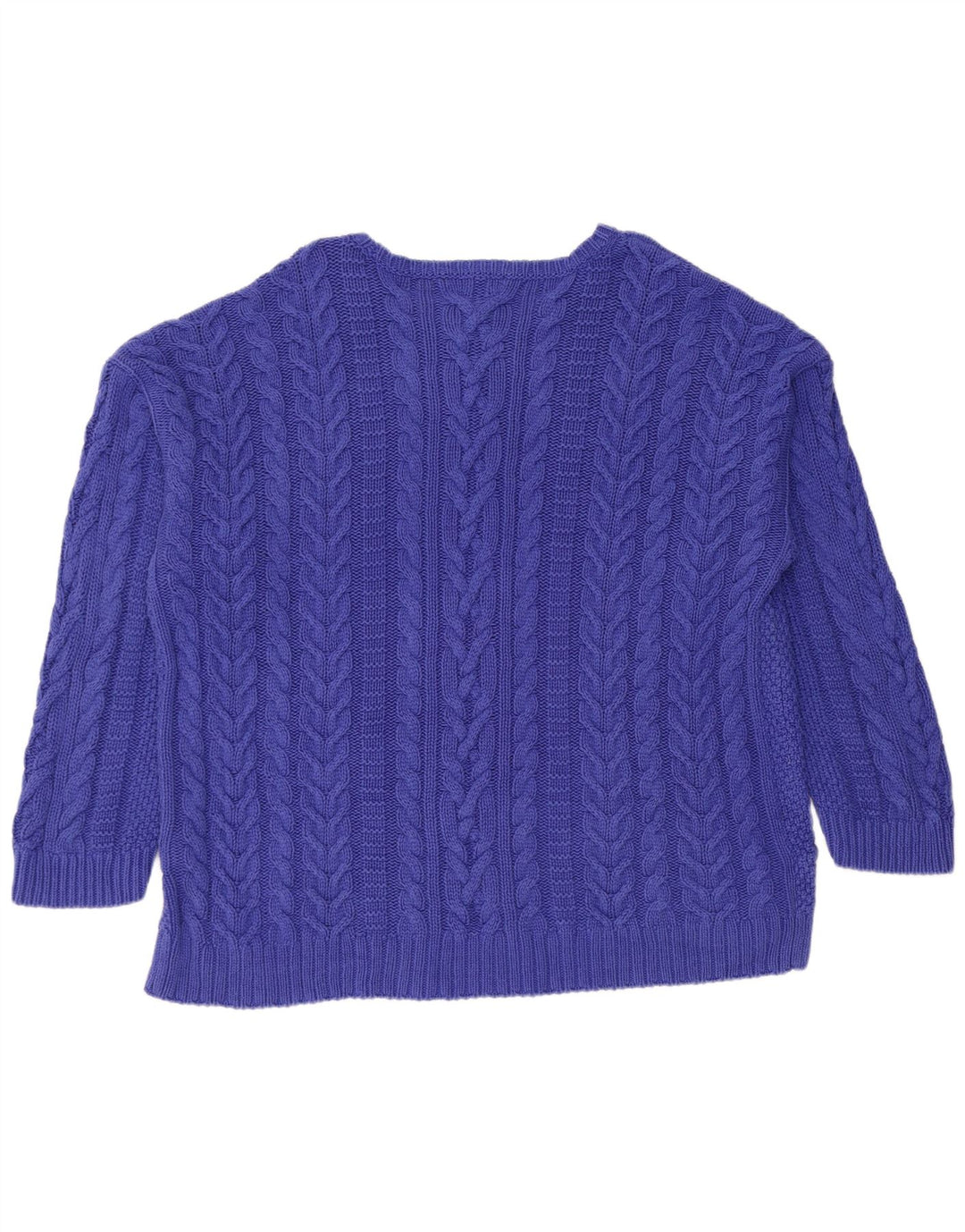 RALPH LAUREN Jersey con cuello barco para mujer UK 22 3XL Algodón azul