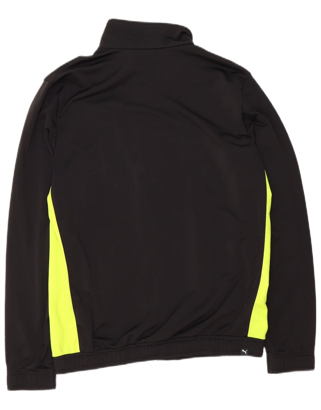 Puma Chaqueta De Chándal Con Gráfico Para Hombre, Poliéster Con Bloques De Color Negro Pequeño