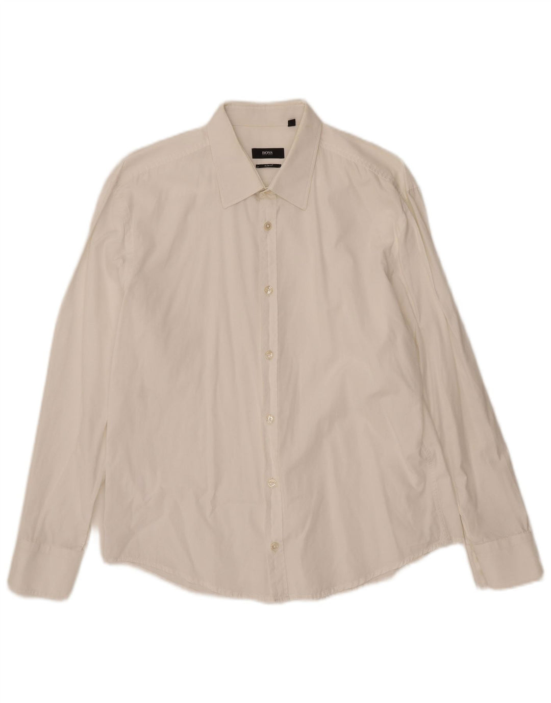 Camisa Hugo Boss Hombre Slim Fit Grande Blanco