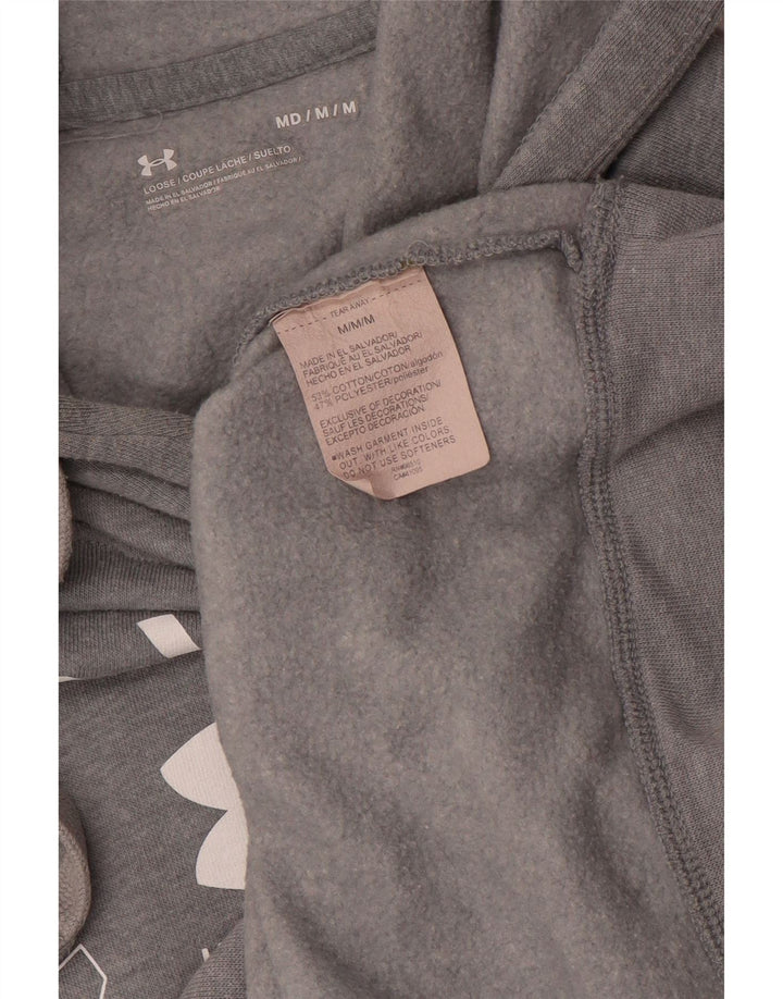 Under Armour Nevada Graphic Sudadera con capucha de algodón gris medio para hombre