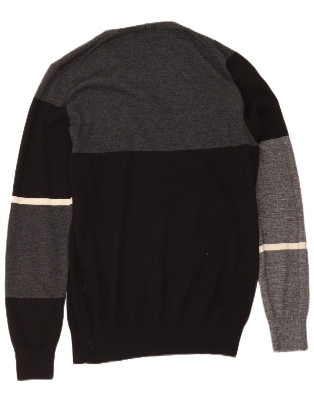 Iceberg Jersey De Cuello Redondo Para Hombre De Lana Color Block Medium Negro