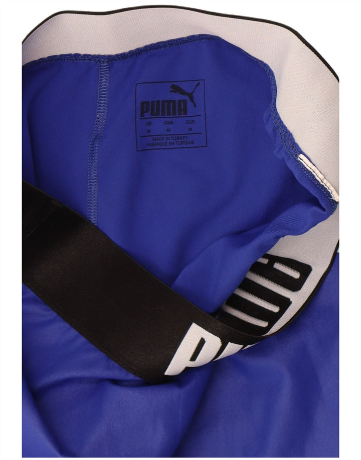 Puma Leggings gráficos para mujer UK 40 Azul medio Colorblock