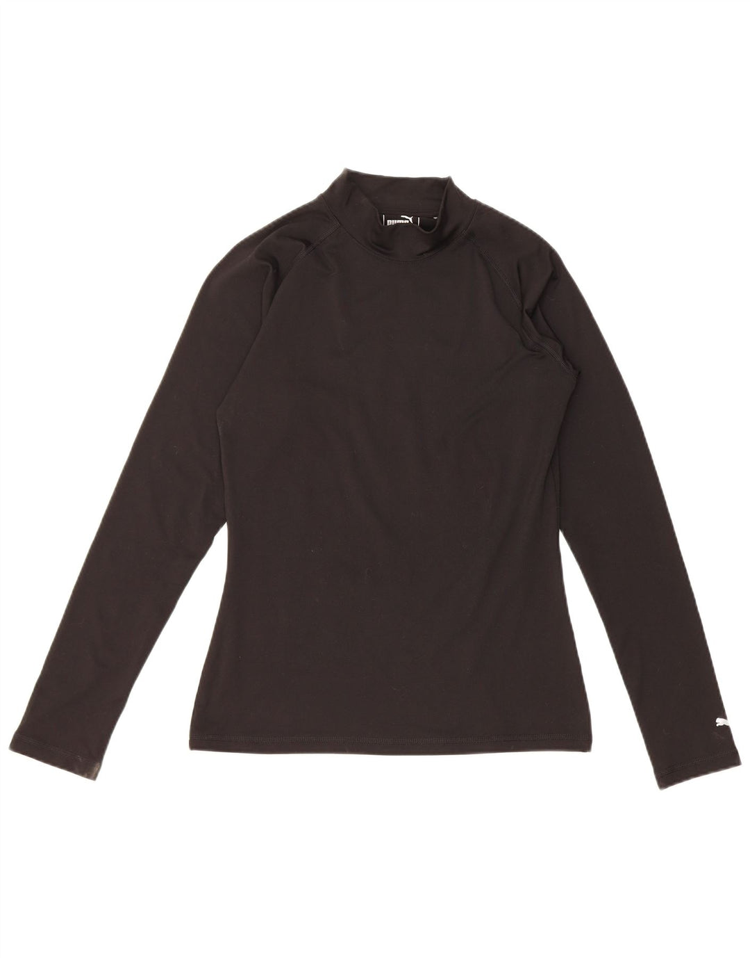 Puma - Camiseta de manga larga para mujer, talla 40, talla pequeña, color negro