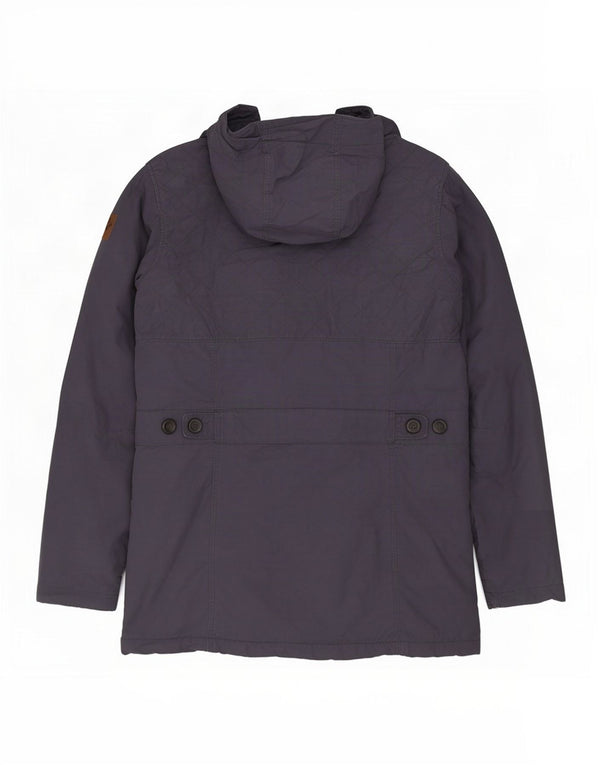 Columbia Abrigo cortavientos Sherpa con capucha para mujer UK 40 XL Algodón azul