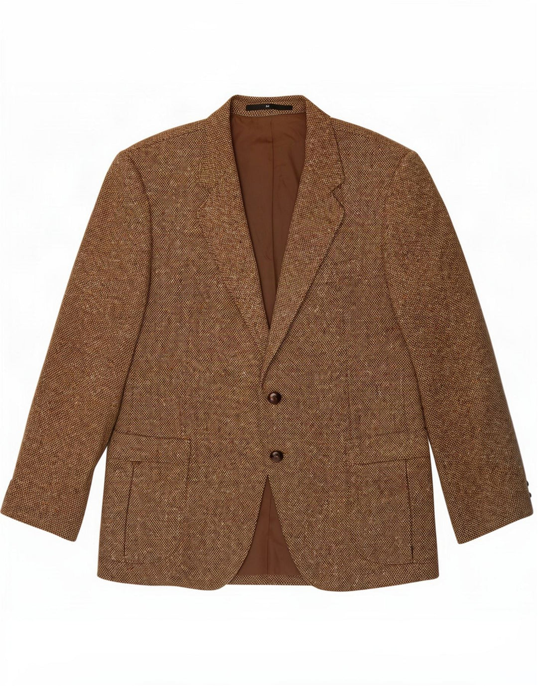 Formtreu Chaqueta tipo blazer de 2 botones para hombre IT 52 XL Marrón Lana virgen