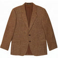 Formtreu Chaqueta tipo blazer de 2 botones para hombre IT 52 XL Marrón Lana virgen